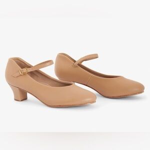 THEATRICALS Tan 2" Heel Character‎ Shoes Style No: T3200 SZ 8